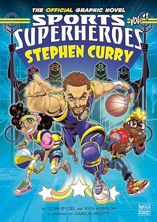 Stephen Curry: Sports Superheroes is one of the most anticipated new books for tween readers coming Fall 2024 according to We Read Tween Books.