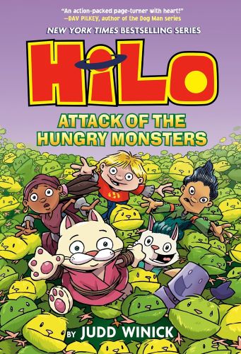 hilo-book-12-attack-of-the-hungry-monsters Hilo: Attack of the Hungry Monsters by Judd Winick book cover.
