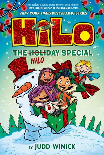 hilo-holiday-special Hilo: The Holiday Special by Judd Winick book cover.